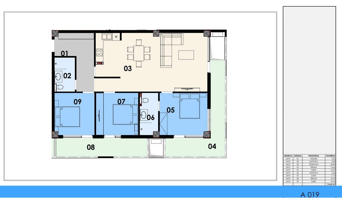 Prodaja stanova u luksuznoj zgradi,Budva,Rozino - Amfora Real Estate