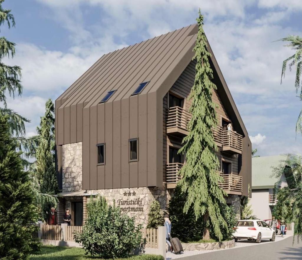 Plac 440m2 sa projektom i gradjevinskom dozvolom,Javorovača-Žabljak. - Amfora Real Estate