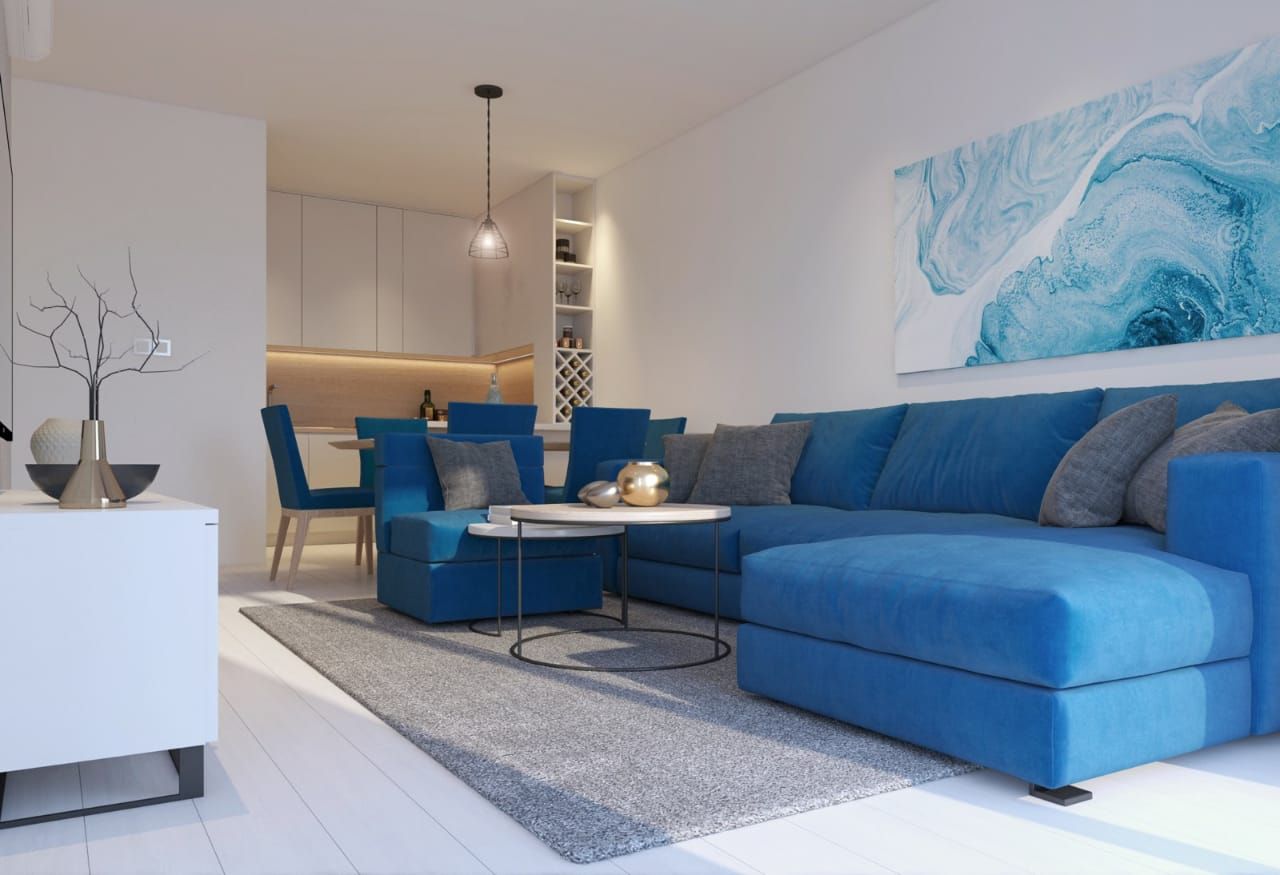 Jednosoban luksuzno opremljen stan 57m2 sa delimičnim pogledom na more.Becici (STAN SE PRODAJE SA GARAZNIM MESTOM I BICE KOMPLETNO OPREMLJEN) - Amfora Real Estate