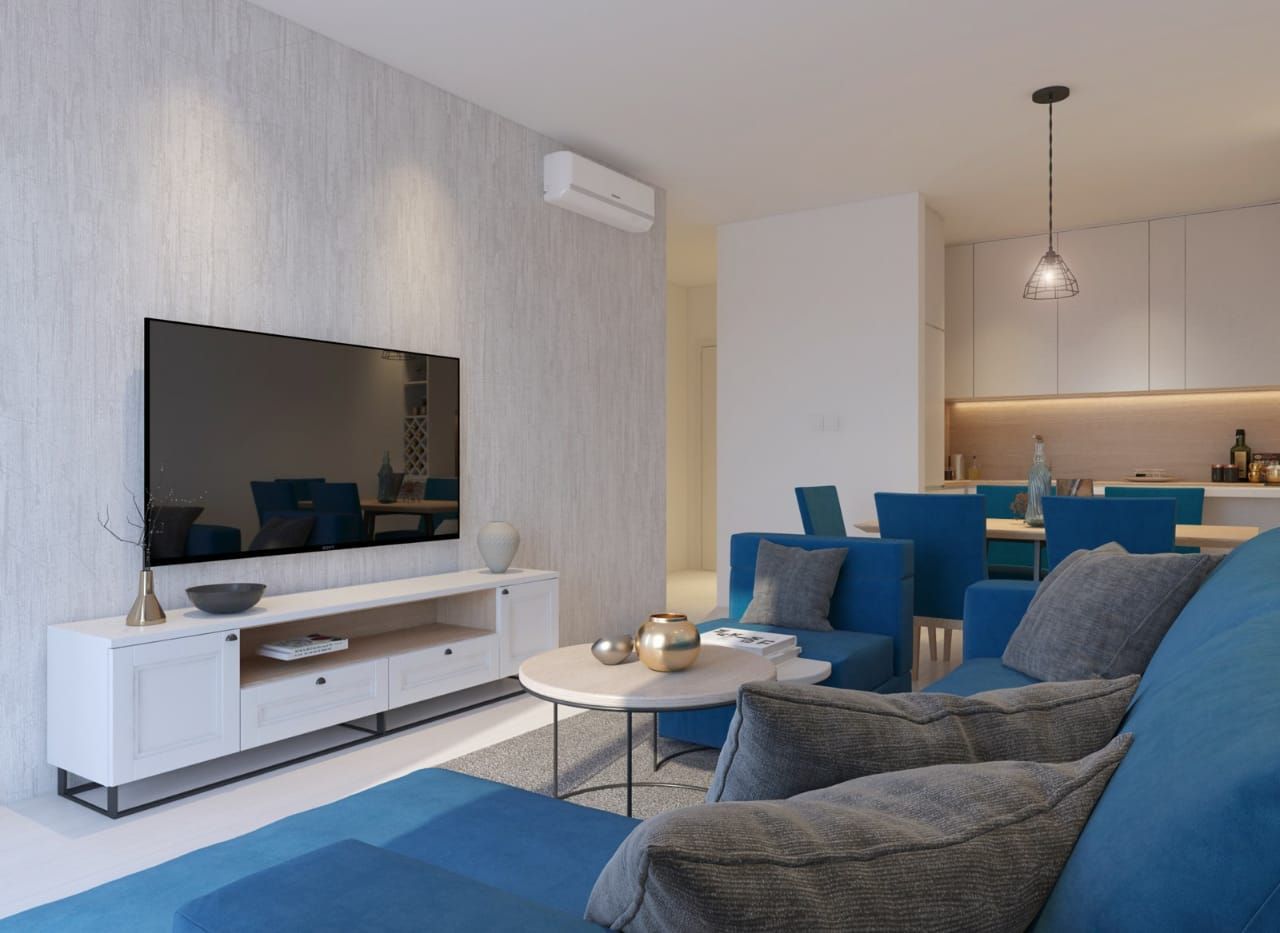 Jednosoban luksuzno opremljen stan 57m2 sa delimičnim pogledom na more.Becici (STAN SE PRODAJE SA GARAZNIM MESTOM I BICE KOMPLETNO OPREMLJEN) - Amfora Real Estate