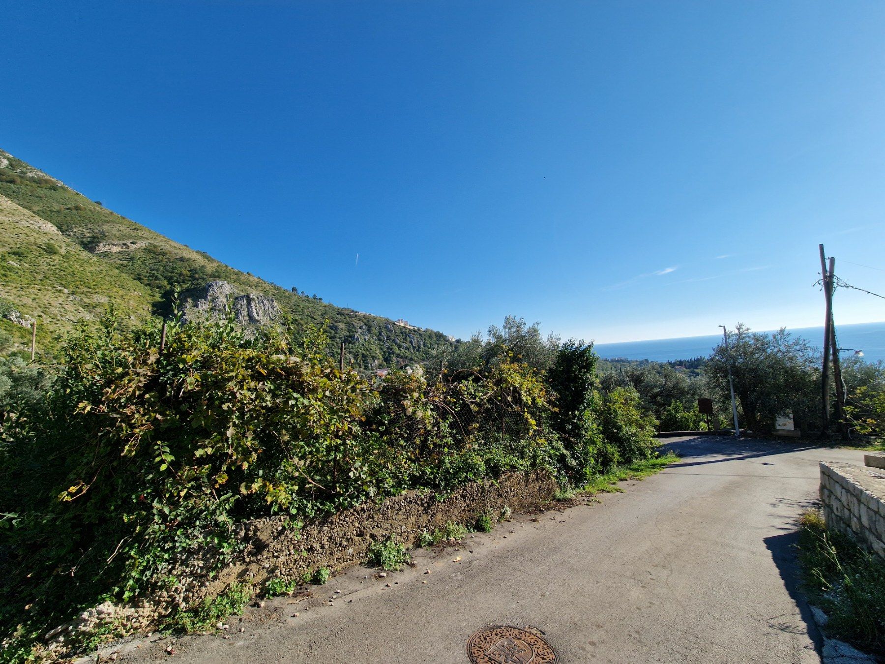 Gradjevinski plac 1650m2 sa nezagradivim pogledom na more, Reževici-Budva - Amfora Real Estate