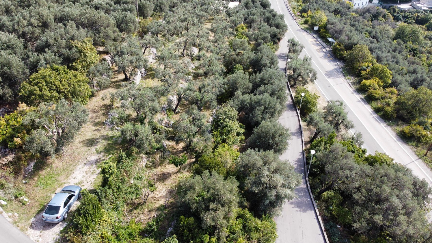 Gradjevinski plac 1650m2 sa nezagradivim pogledom na more, Reževici-Budva - Amfora Real Estate