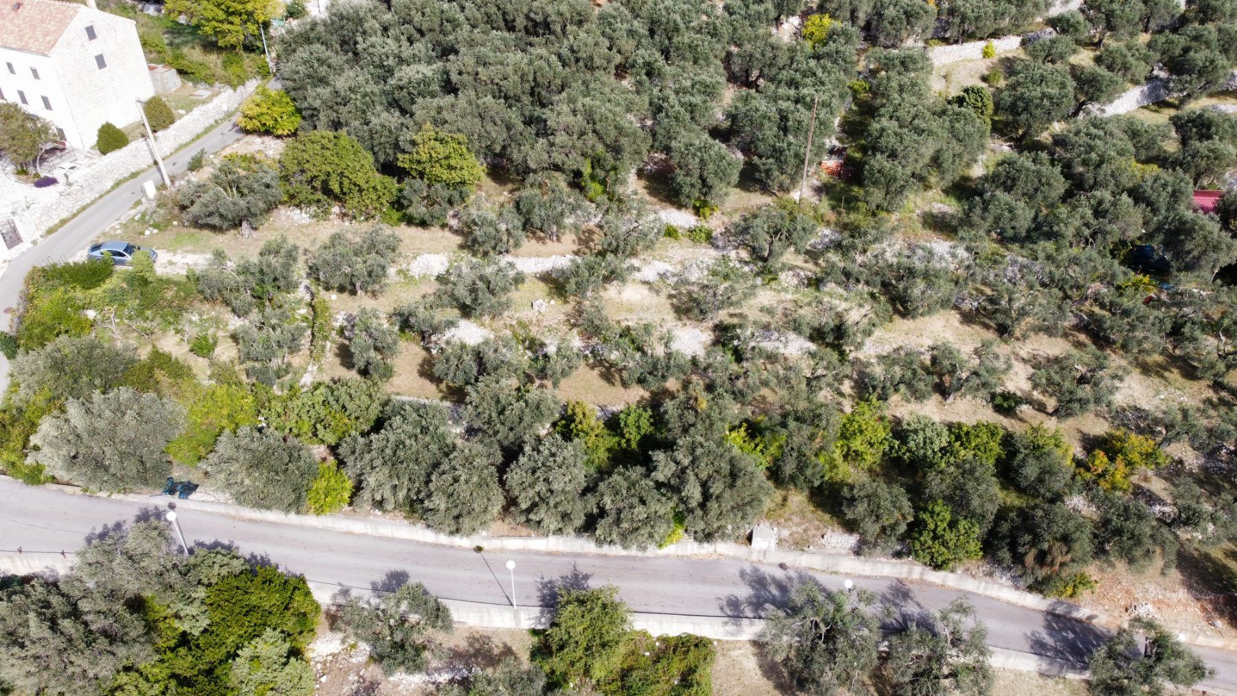 Gradjevinski plac 1650m2 sa nezagradivim pogledom na more, Reževici-Budva - Amfora Real Estate