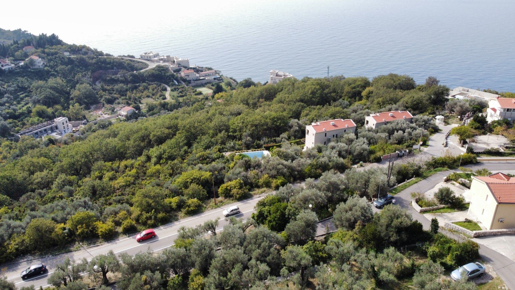 Gradjevinski plac 1650m2 sa nezagradivim pogledom na more, Reževici-Budva - Amfora Real Estate