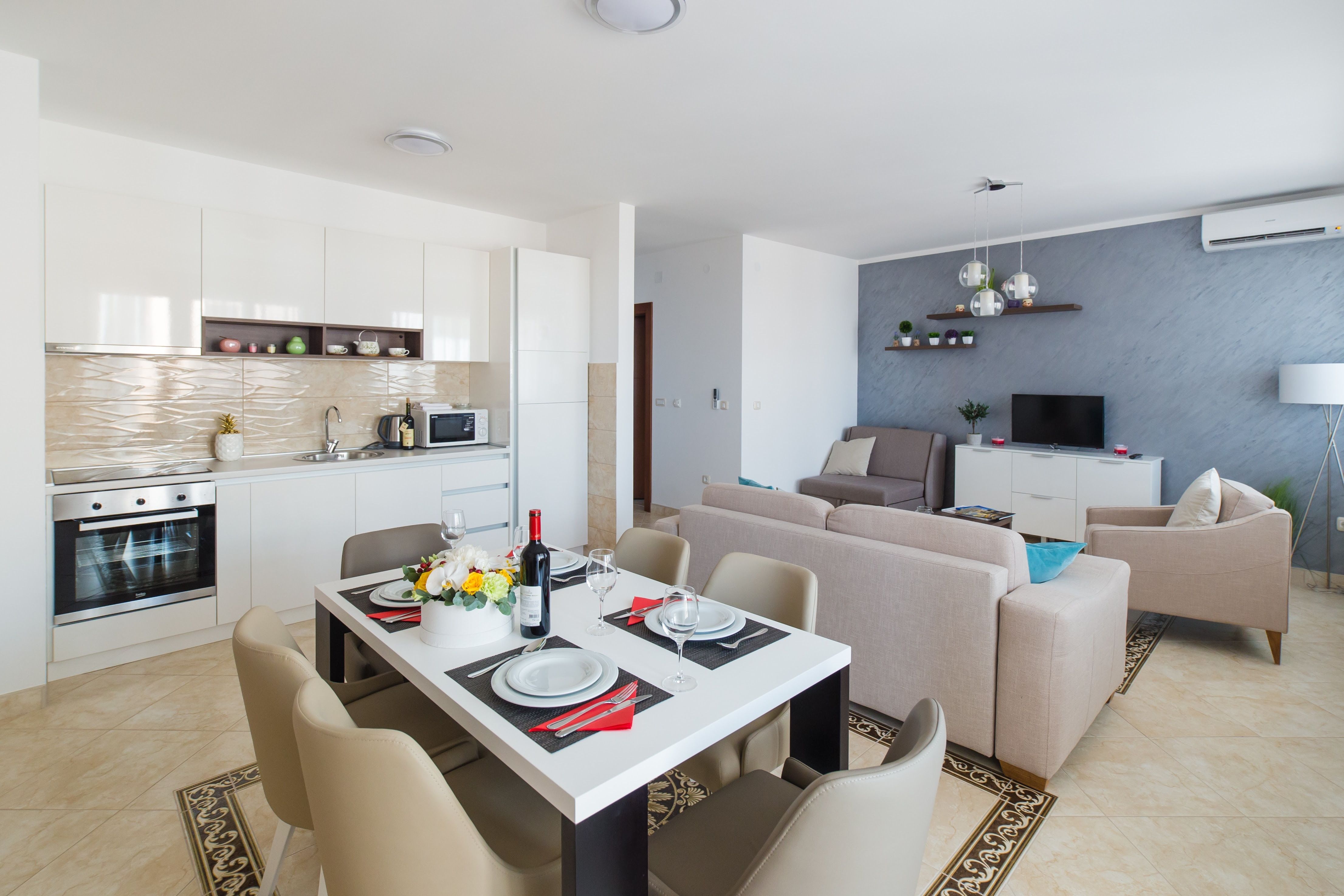 Nov jednosoban stan površine 72m2 sa pogledom na more,Anatolia 3, Bečići. - Amfora Real Estate