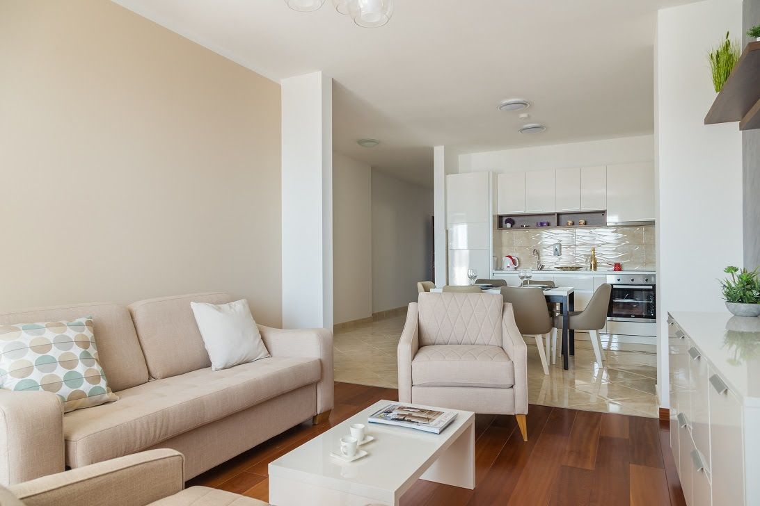 Nov dvosoban stan površine 95m2 sa pogledom na more u zgradi Anatolia 4, Bečići. - Amfora Real Estate