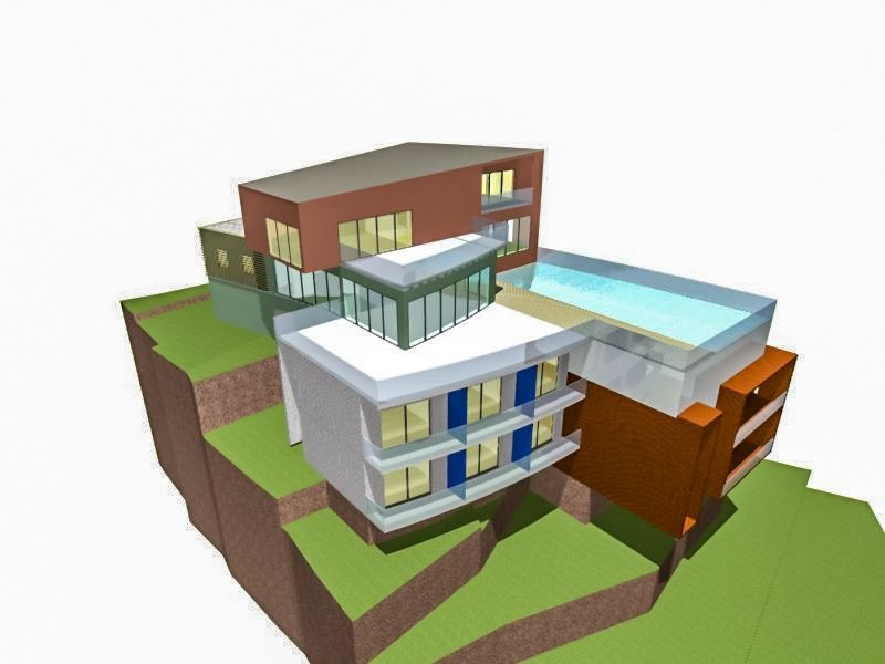 Plac 2550m2 sa otvorenim pogledom na more i idejnim projektom za hotel i vilu, Reževići. - Amfora Real Estate