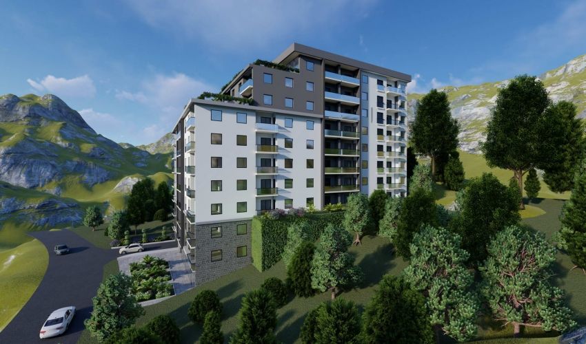 Nov trosoban stan sa direktnim pogledom na more površine 108m2 na ekskluzivnoj lokaciji,Becici-Budva. - Amfora Real Estate