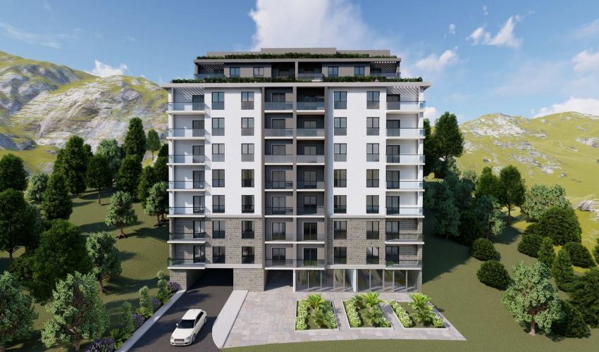 Nov trosoban stan sa direktnim pogledom na more površine 108m2 na ekskluzivnoj lokaciji,Becici-Budva. - Amfora Real Estate