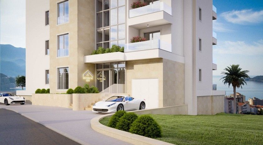 Novi kompleks u Bečićima sa bazenom, SPA  i pogledom na more - prodaja jednosobnih i dvosobnih stanova - Amfora Real Estate