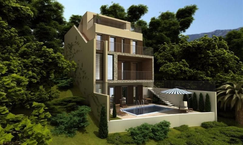 Dvosoban stan 75m2 sa bazenom i trajnim pogledom na more,Skočiđevojka-Budva - Amfora Real Estate