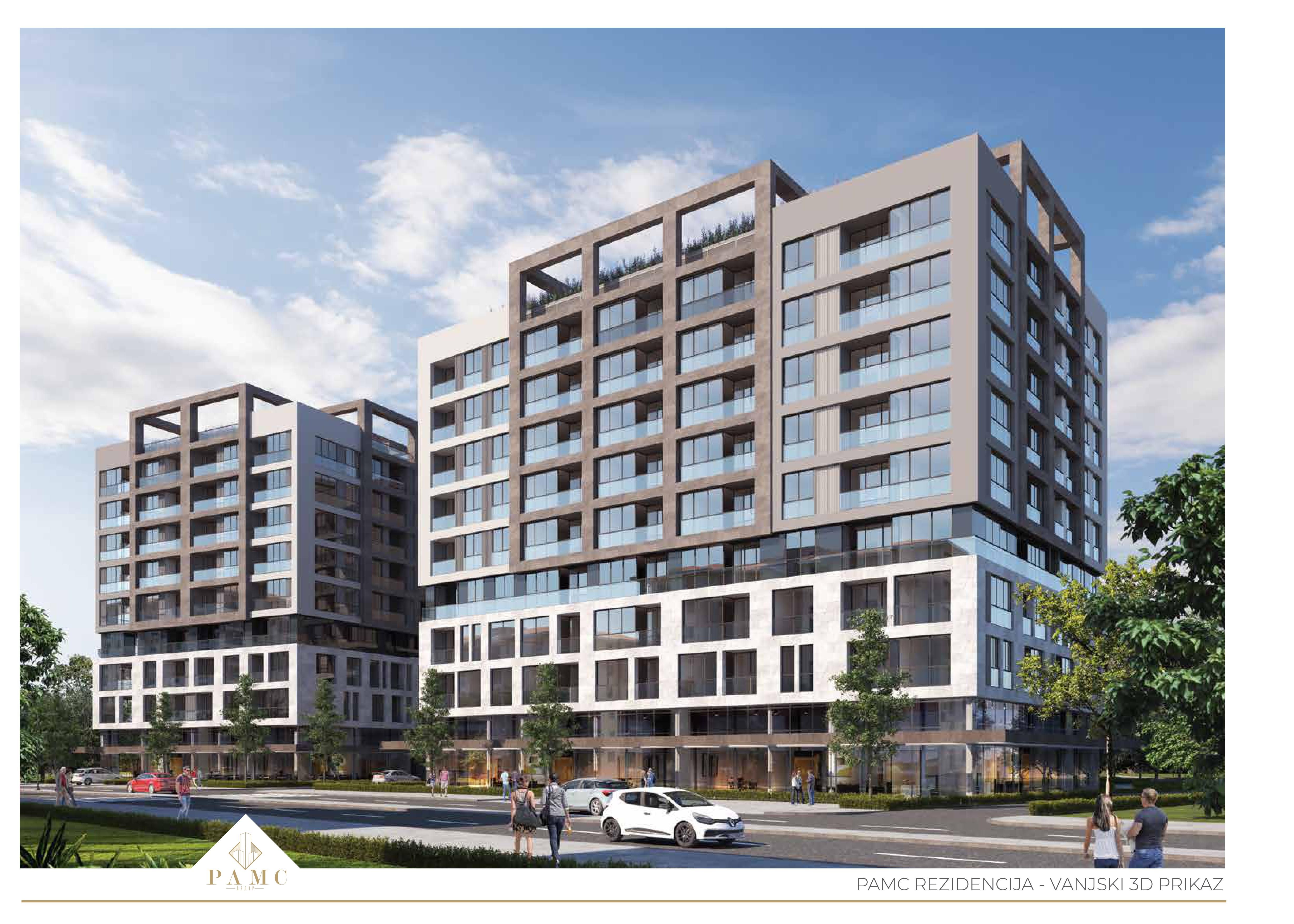 Jednosoban stan 41,7m2 u novogradnji,na ekskluzivnoj lokaciji u luksuznom kompleksu PAMC,Bar. - Amfora Real Estate