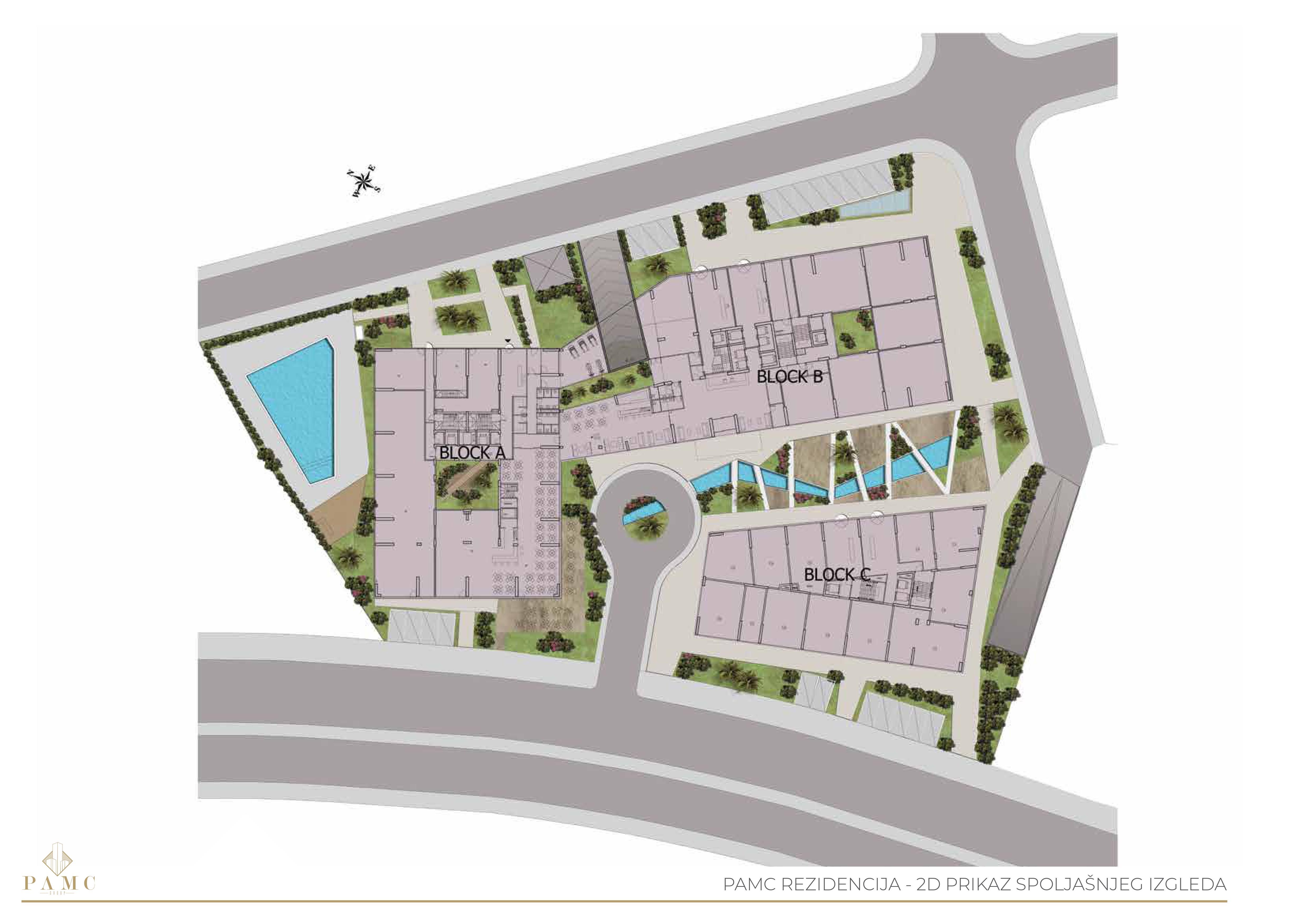 Jednosoban stan 41,7m2 u novogradnji,na ekskluzivnoj lokaciji u luksuznom kompleksu PAMC,Bar. - Amfora Real Estate