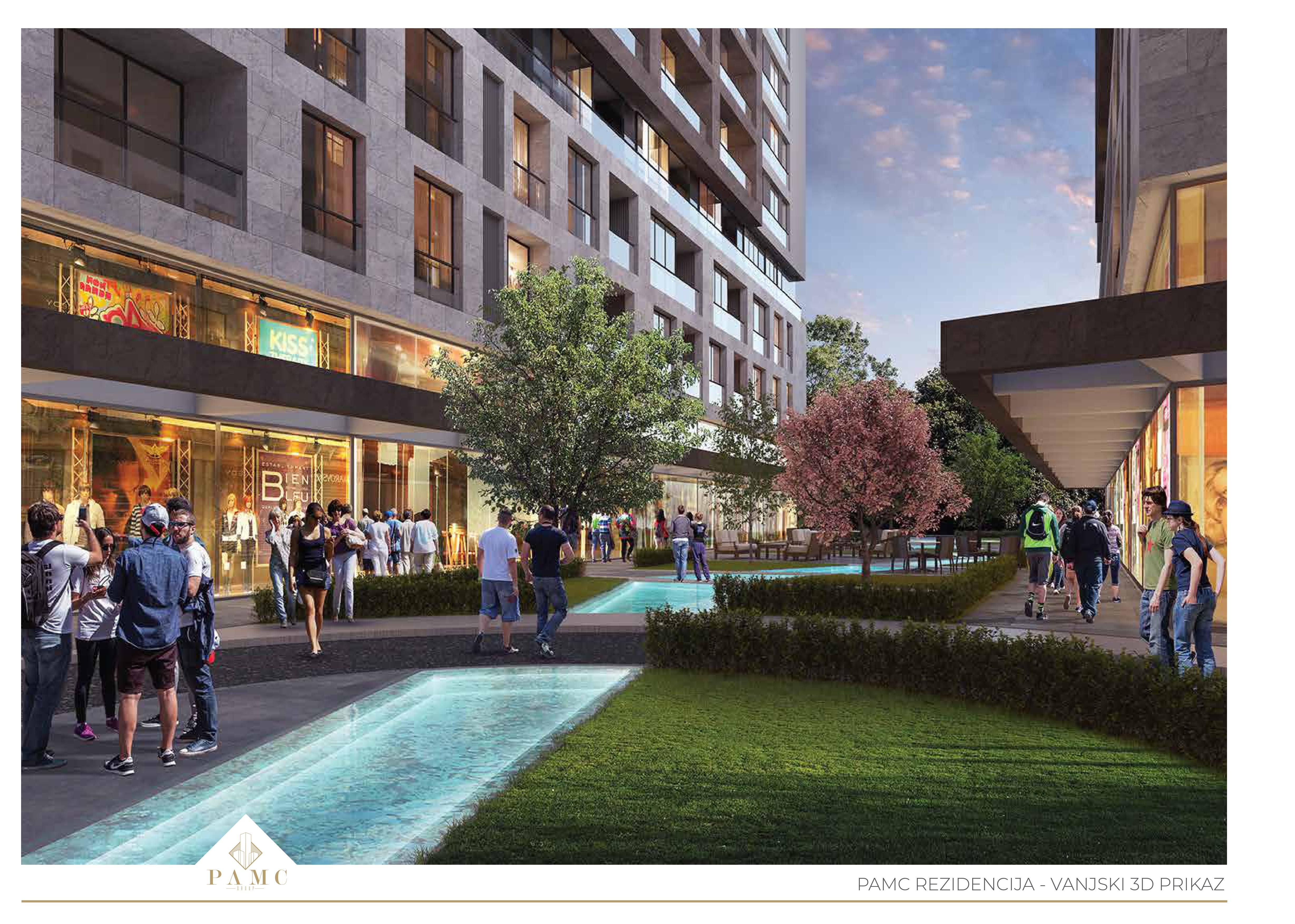 Jednosoban stan 41,7m2 u novogradnji,na ekskluzivnoj lokaciji u luksuznom kompleksu PAMC,Bar. - Amfora Real Estate