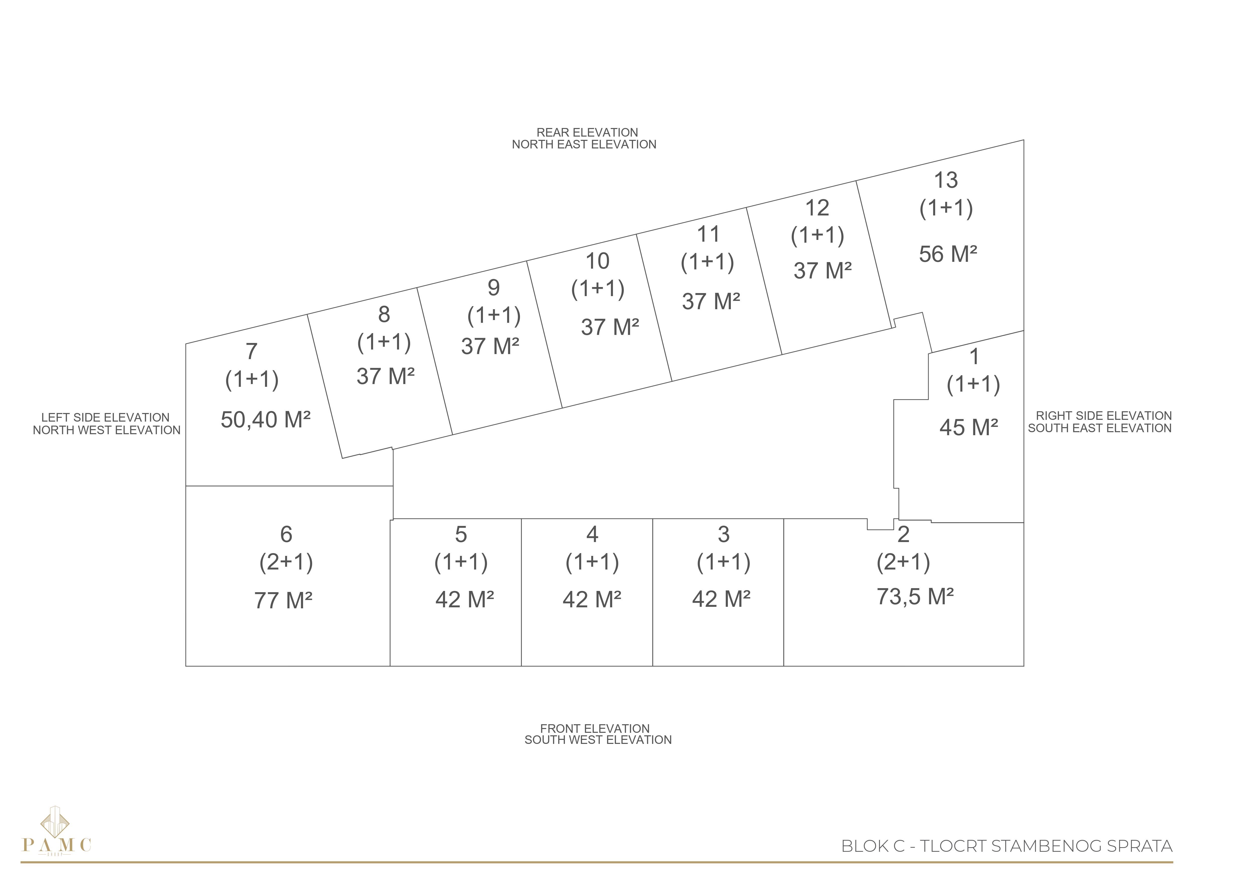 Jednosoban stan 41,7m2 u novogradnji,na ekskluzivnoj lokaciji u luksuznom kompleksu PAMC,Bar. - Amfora Real Estate