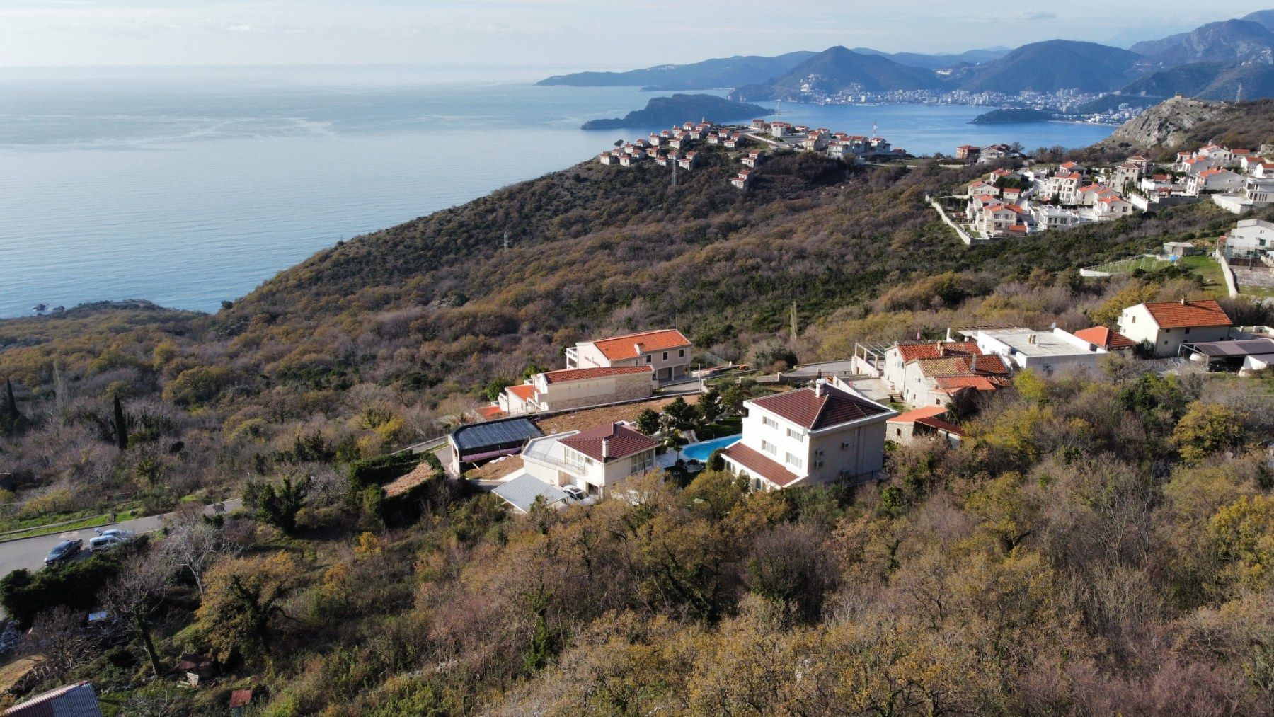 Urbanizovano zemljište u Blizikućama sa panoramskim pogledom na more i Budvansku rivijeru. - Amfora Real Estate