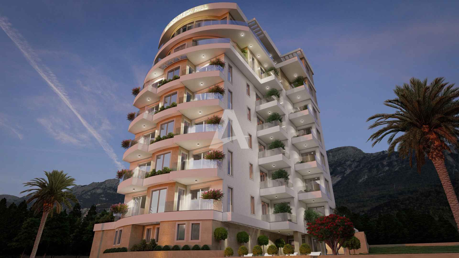 amforaproperty.com/Dvosoban stan 66m2+9m2 GRATIS zelene terase,u novom kompleksu sa bazenom, SPA i pogledom na more - BECICI