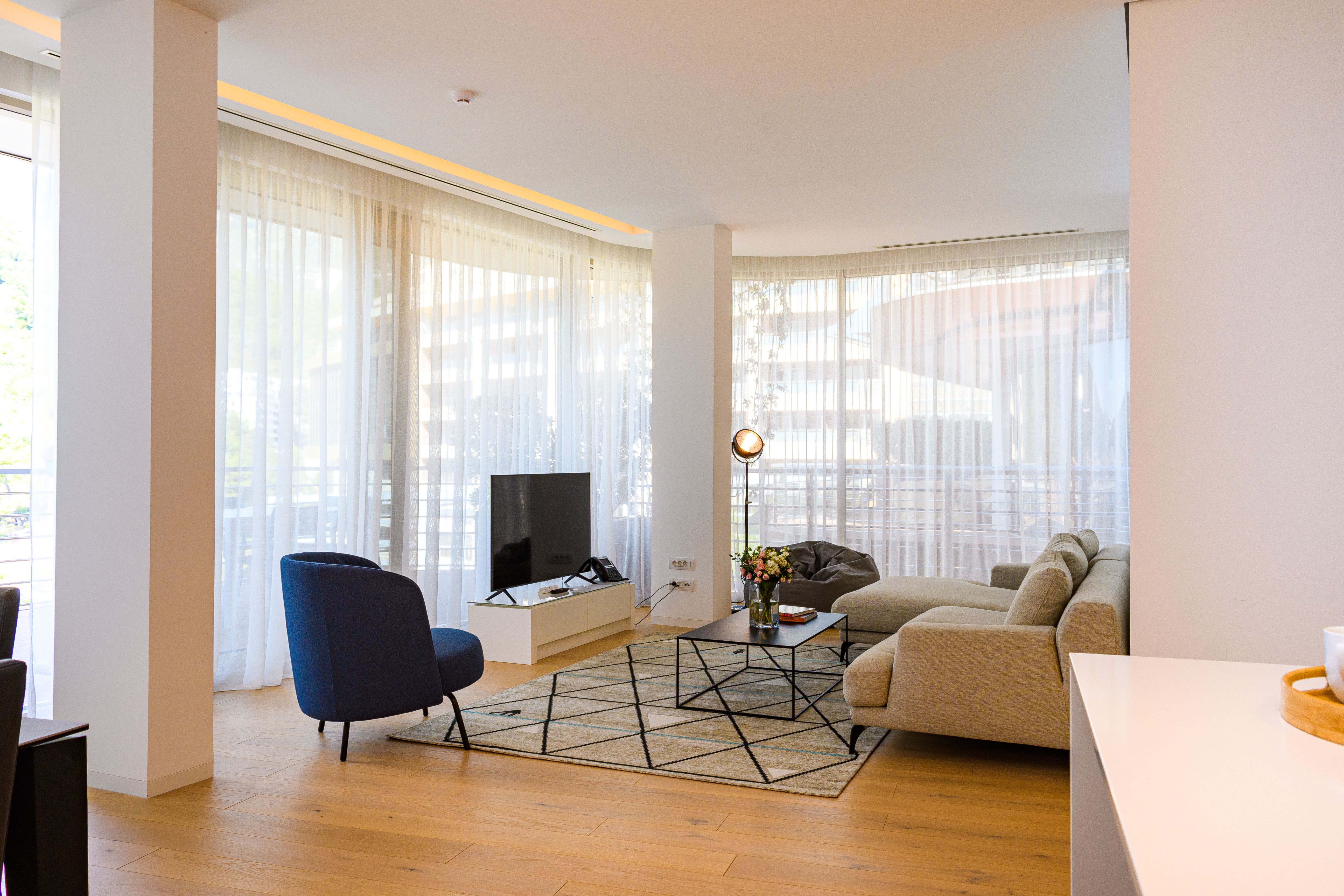 BUDVA,DUKLEY GARDENS-Dvosoban stan 172m2 sa pogledom na more (Mogucnost placanja u Kriptovalutama) - Amfora Real Estate