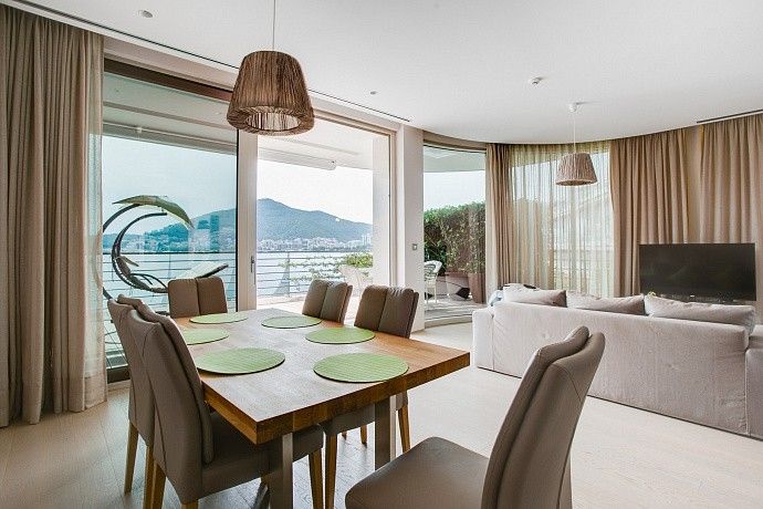 Prodaja luksuznog dvosobnog stana 156m² na prvoj liniji do mora sa panoramskim pogledom – Dukley Gardens, Budva - Amfora Real Estate