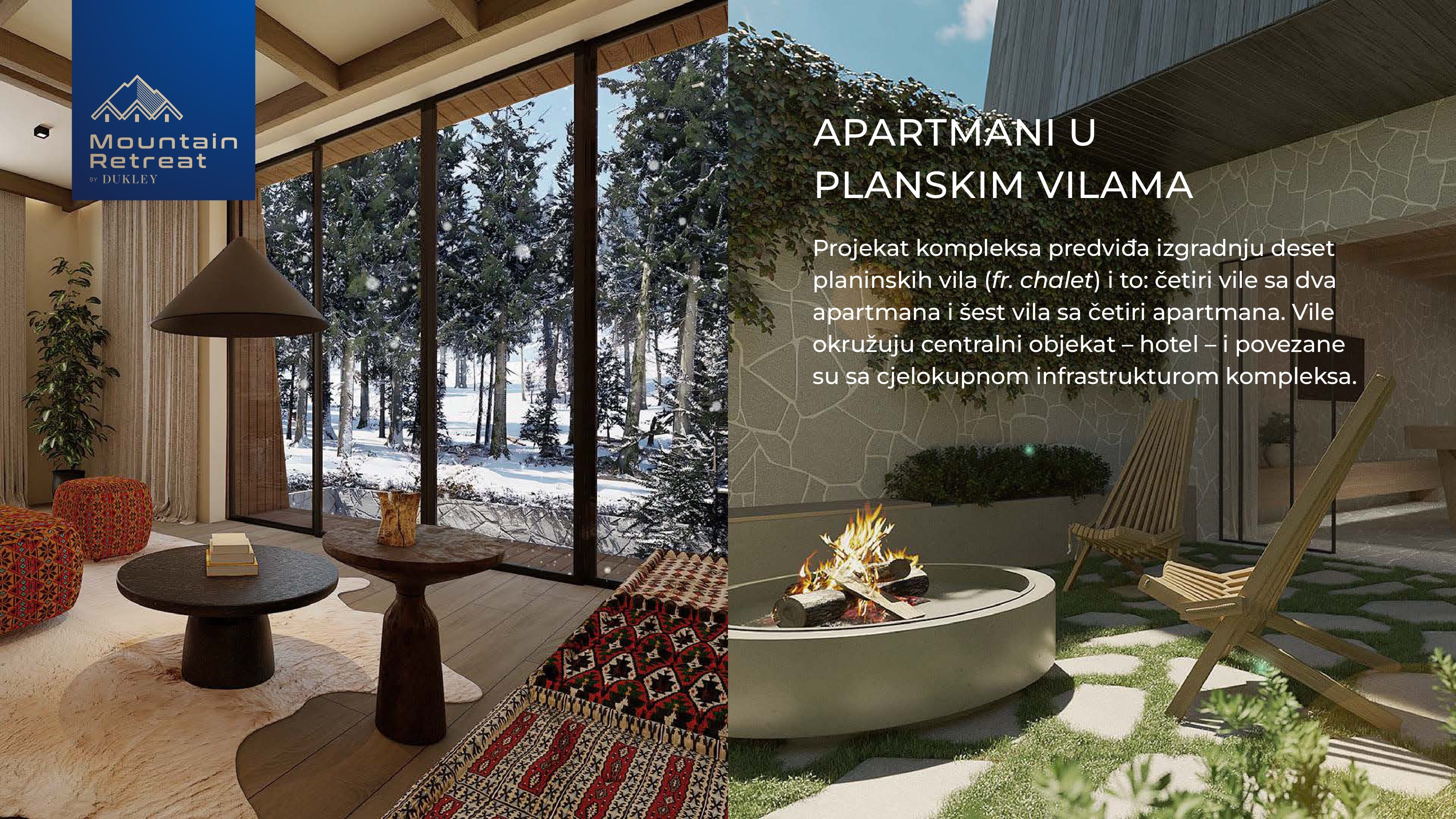 Ekskluzivna prodaja!!Novi projekat na severu Crne Gore (KOLASIN) -10 luksuznih vila sa apartmanima na prodaju. (TIP 1-DUPLEKS APARTMAN U PLANINSKOJ VILI ) - Amfora Real Estate