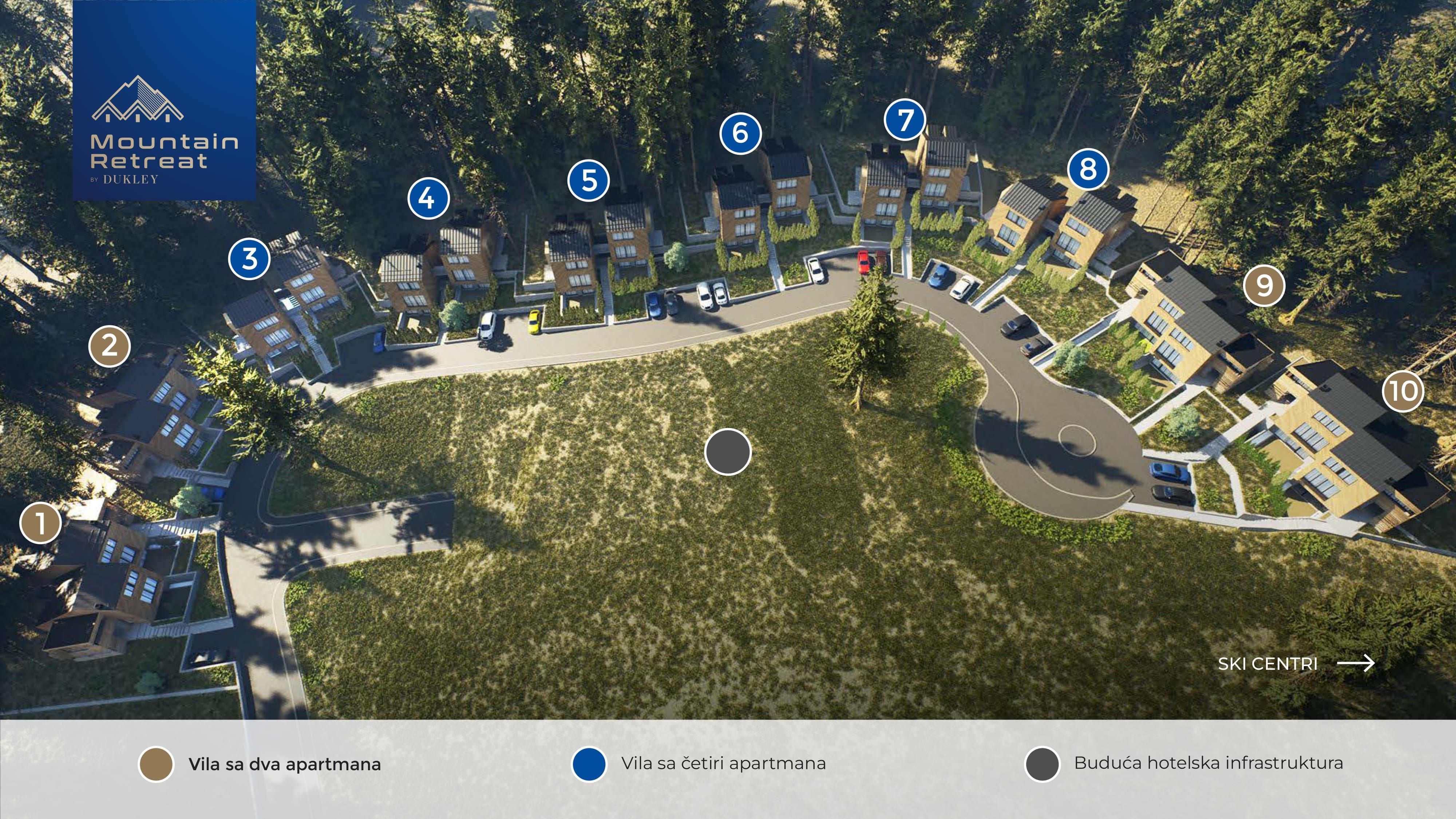 Ekskluzivna prodaja!!Novi projekat na severu Crne Gore (KOLASIN) -10 luksuznih vila sa apartmanima na prodaju. (TIP 1-DUPLEKS APARTMAN U PLANINSKOJ VILI ) - Amfora Real Estate