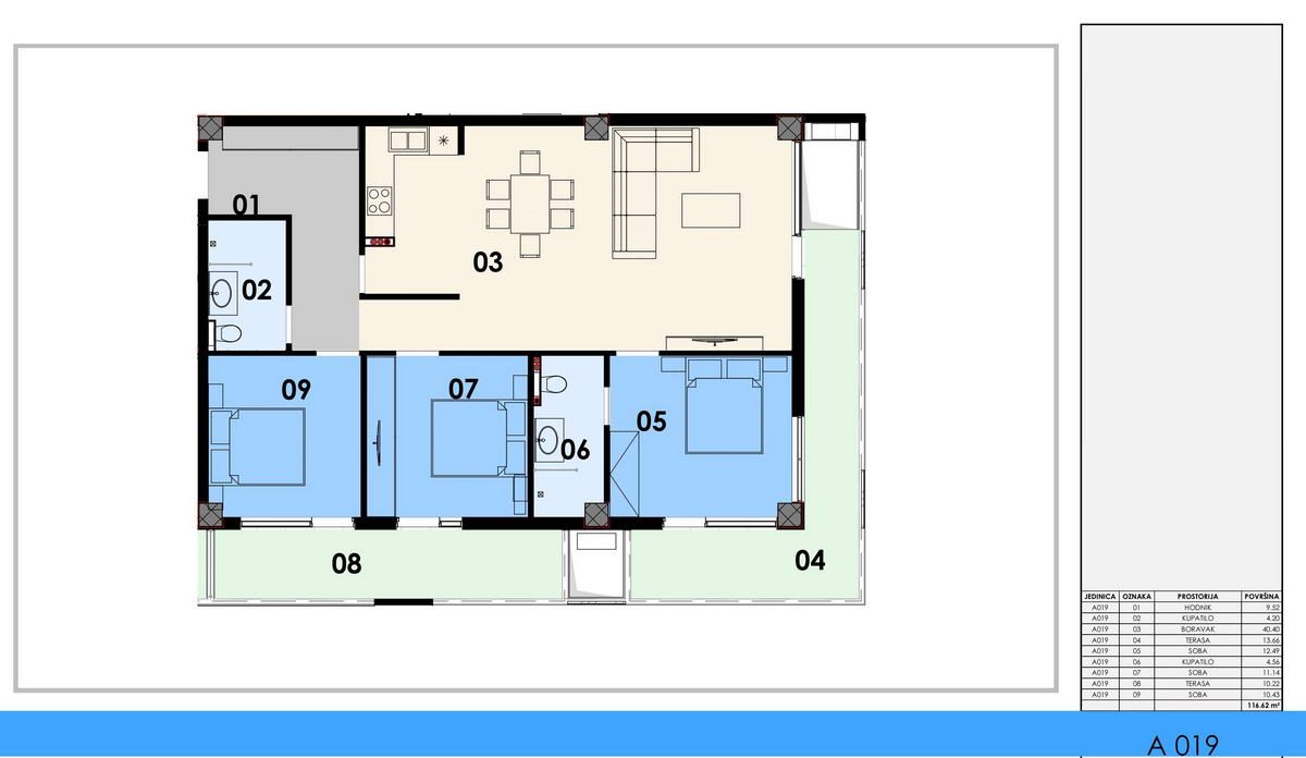 amforaproperty.com/Prodaja stanova u luksuznoj zgradi,Budva,Rozino