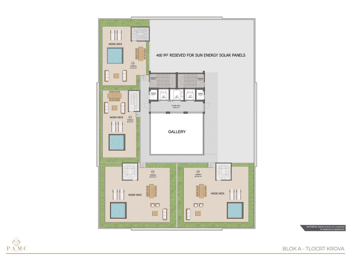 amforaproperty.com/Jednosoban stan 41,7m2 u novogradnji,na ekskluzivnoj lokaciji u luksuznom kompleksu PAMC,Bar.