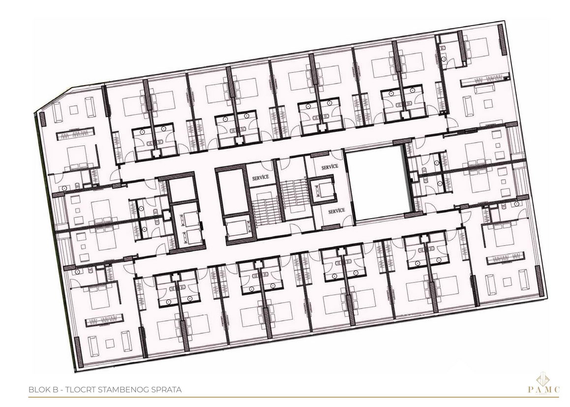 amforaproperty.com/Jednosoban stan 41,7m2 u novogradnji,na ekskluzivnoj lokaciji u luksuznom kompleksu PAMC,Bar.