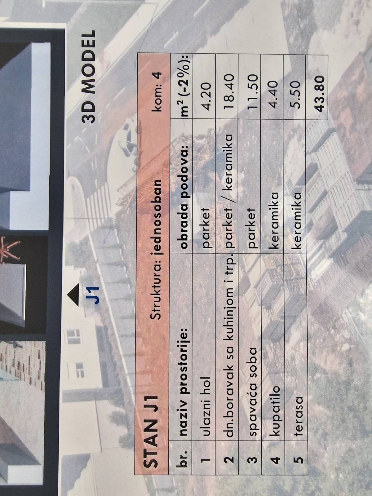 amforaproperty.com/Stanovi u izgradnji po extra povoljnim cenama,mogućnost plaćanja na rate-BECICI (JEDNOSOBAN STAN 43,80m2 SA POGLEDOM NA MORE)