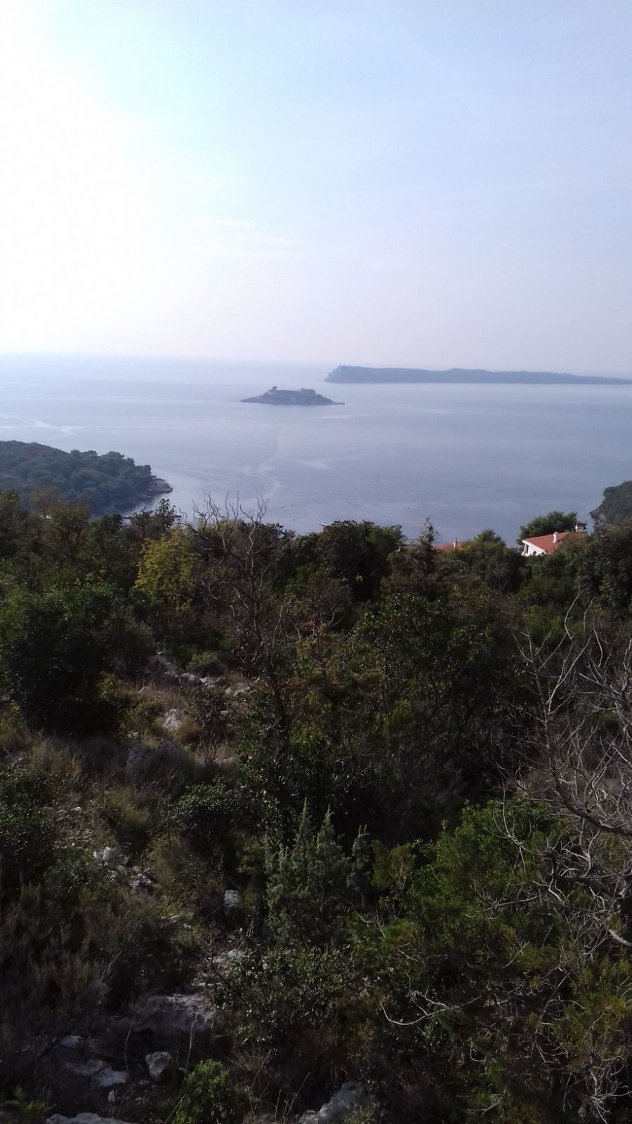 amforaproperty.com/Plac 5,218m2 sa panoramskim pogledom na more u naselju Mirište (Žanjice), Luštica.