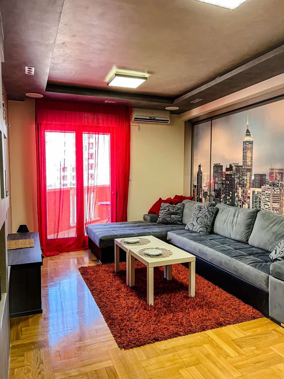 Jednosoban stan 49m2, kod novog kruznog toka sa fontanom u Budvi,područje Rozino.. (NA DUZI VREMENSKI PERIOD) - Amfora Real Estate