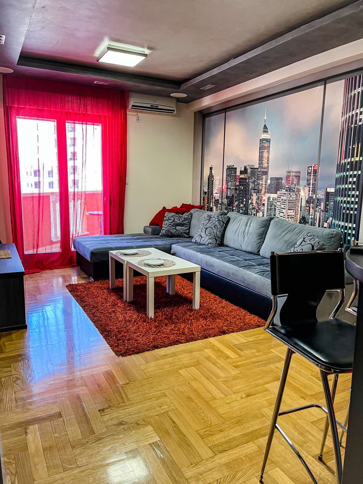 Jednosoban stan 49m2, kod novog kruznog toka sa fontanom u Budvi,područje Rozino.. (NA DUZI VREMENSKI PERIOD) - Amfora Real Estate