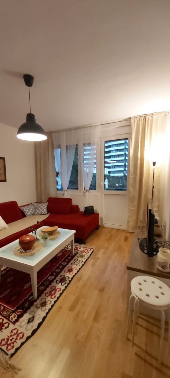 Two bedroom apartment 58m2 in the center, a long term rent, Budva